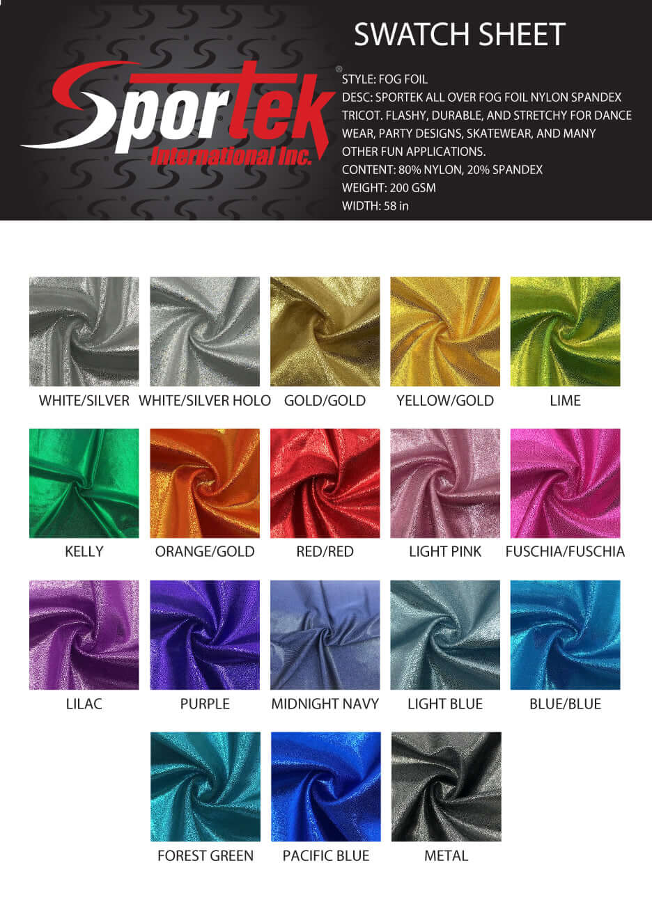 Fog Foil Nylon-Spandex | Metallic and Foil Spandex | Dance Wear | Party Design | Sakate wear - Image 18